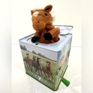 Schylling Horse Pony Musical Jack In The Box 2017 Kids Toy
